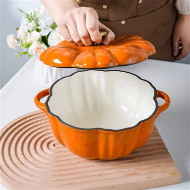 Olla para estofado de hierro fundido con tapa