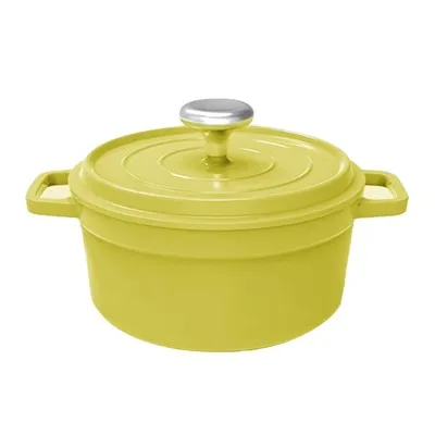 Cazuela redonda de hierro esmaltado