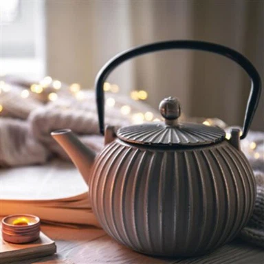 Juego de hervidor de té elaborado en casa