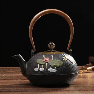 Hervidor de té portátil personalizado de hierro fundido