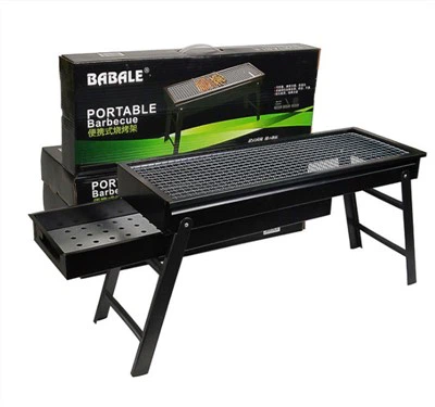 Barbacoa de carbón de acero inoxidable